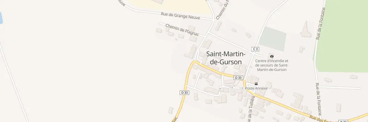 Plan du 20 Le Bourg à Saint-Martin-de-Gurson