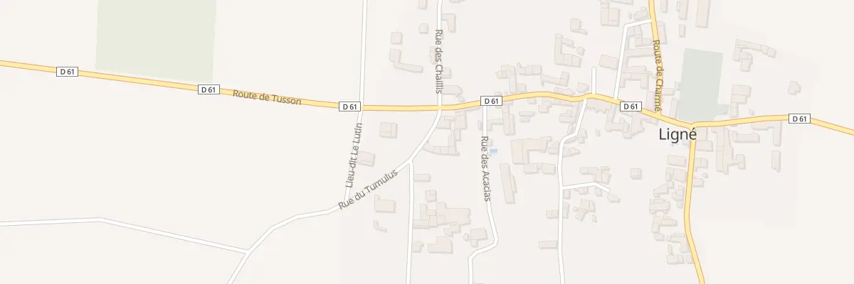 Plan du 1 Rue du Tumulus à Ligné
