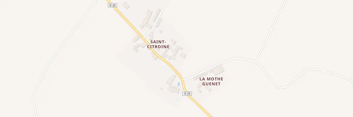 Plan du 29 Rte de Saint-citroine à Vézières