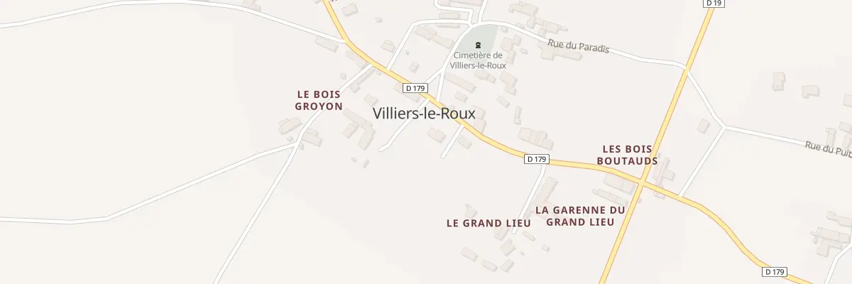 Plan du 9 Rue des Metairies à Villiers-le-Roux