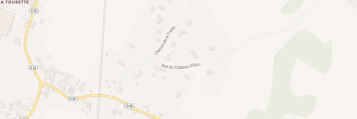 Plan du 3 Rue du Château d’Eau à Villognon