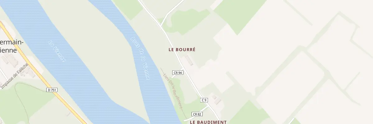 Plan du 191 Le Bourre à Saint-Germain-sur-Vienne
