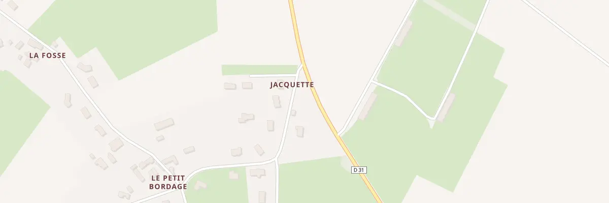 Plan du 1 Jacquette à Oizé