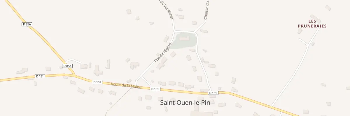 Plan du 122 Rue de l’Église à Saint-Ouen-le-Pin