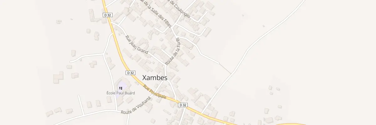 Plan du 5062 Le Bourg à Xambes