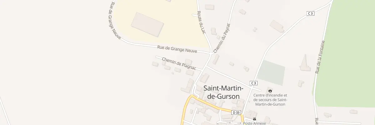 Plan du 22 Le Bourg à Saint-Martin-de-Gurson
