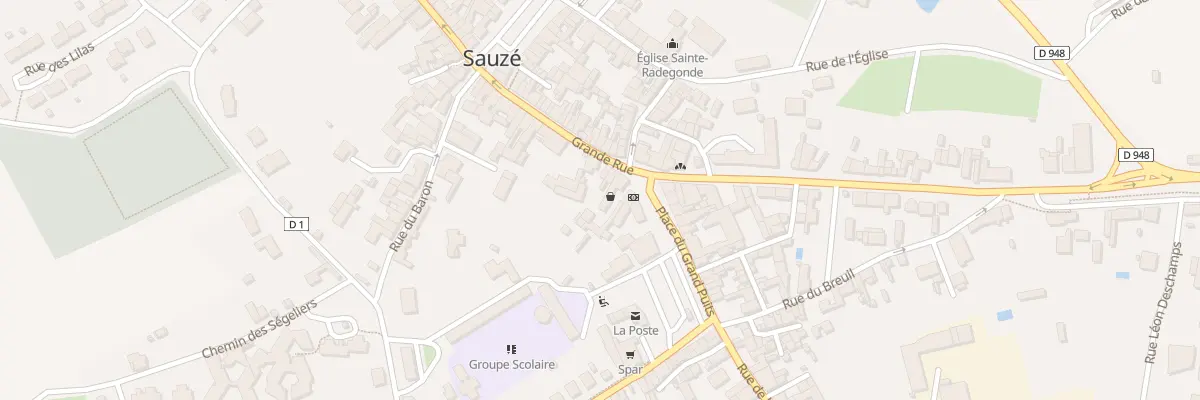 Plan du 56 Grande Rue à Sauzé-entre-Bois