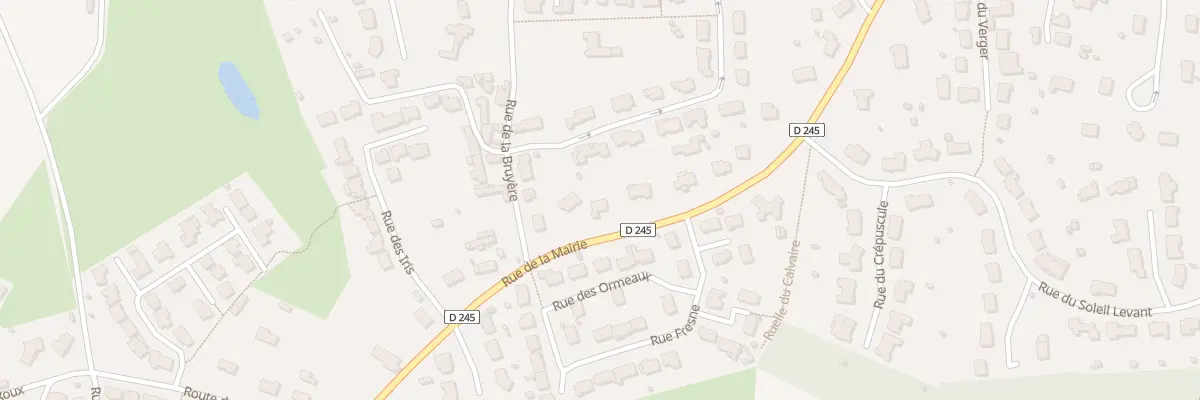 Plan du 48 Rue de la Mairie à Trangé