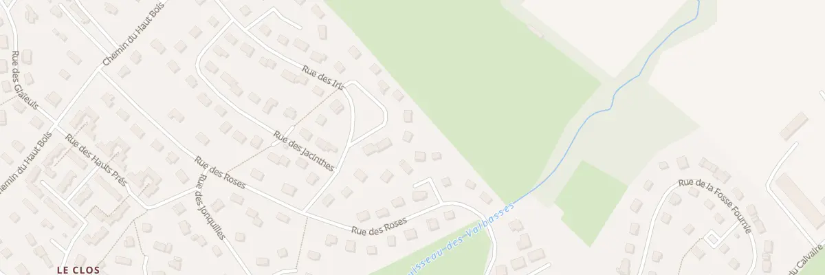 Plan du 25 Rue des Iris à Touques