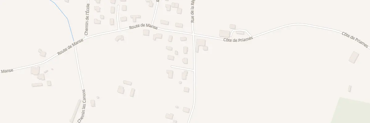 Plan du 96 Rte de la Fuge à Montpouillan