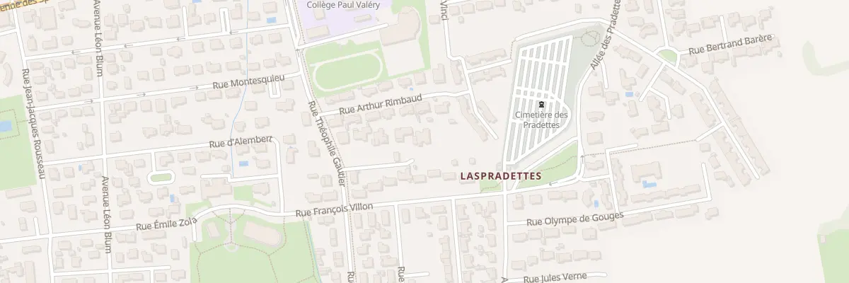 Plan du 8 Rue Charles Baudelaire à Séméac