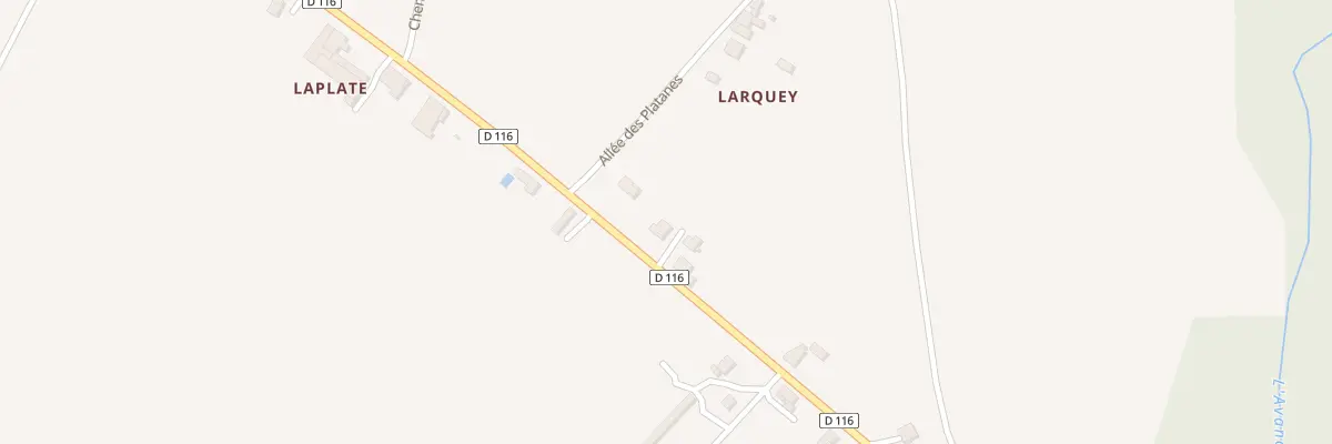 Plan du 132 Rte du Marais à Gaujac