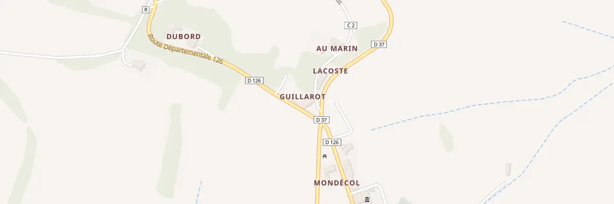 Plan du 5021 A Guillarot à Couloumé-Mondebat