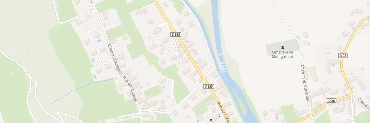 Plan du 289 Rue du Huit Mai à Montgaillard