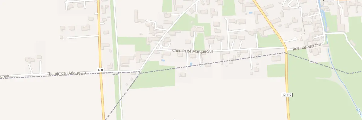 Plan du 25 Che de Marque Sus à Bernac-Dessus