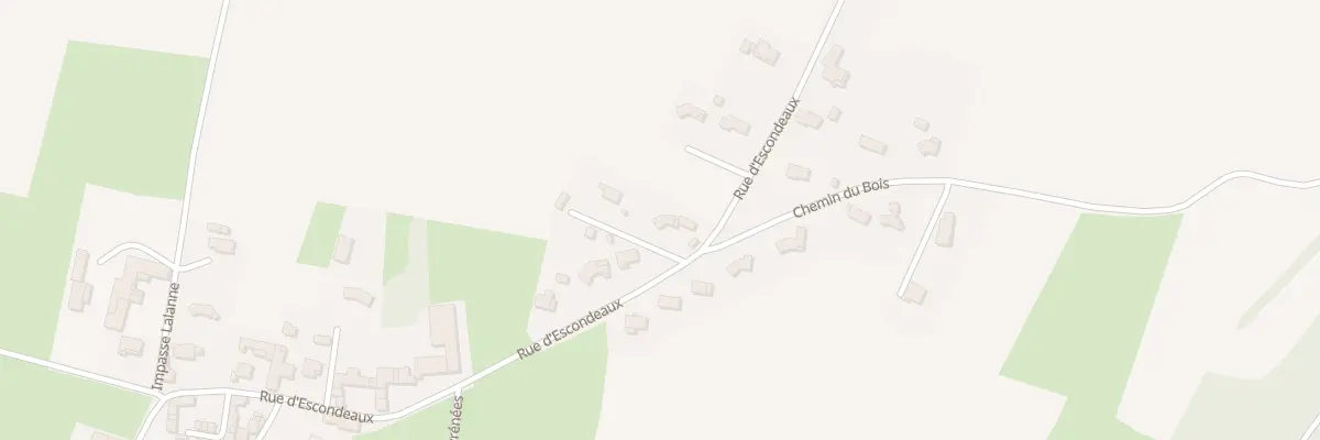 Plan du 5173 Rue d’Escondeaux à Tostat