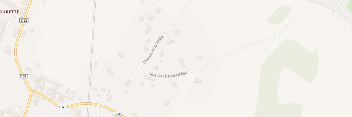 Plan du 5 Rue du Château d’Eau à Villognon