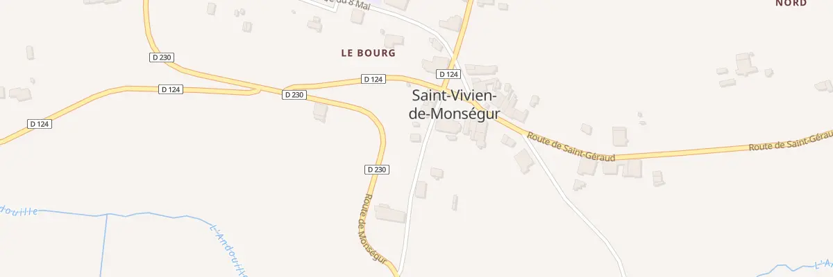 Plan du 2 Rte de Marmande à Saint-Vivien-de-Monségur