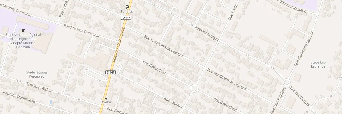Plan du 28 Rue Ferdinand de Lesseps au Havre
