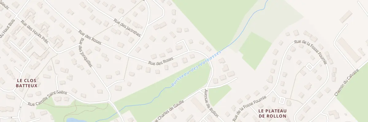Plan du 32 Rue des Roses à Touques