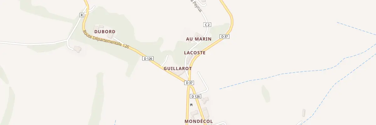 Plan du 5022 A Lacoste à Couloumé-Mondebat