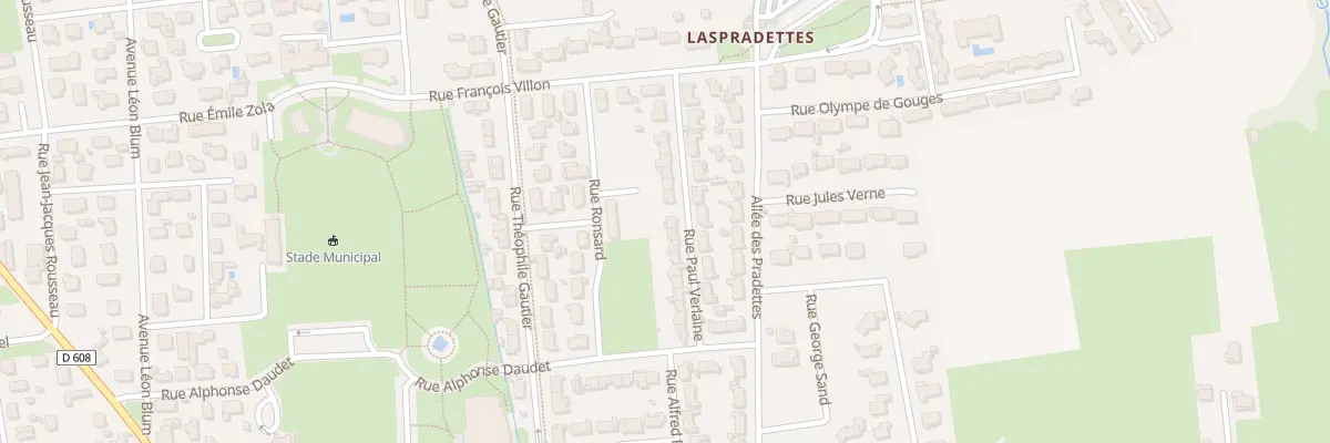 Plan du 20 Rue Paul Verlaine à Séméac