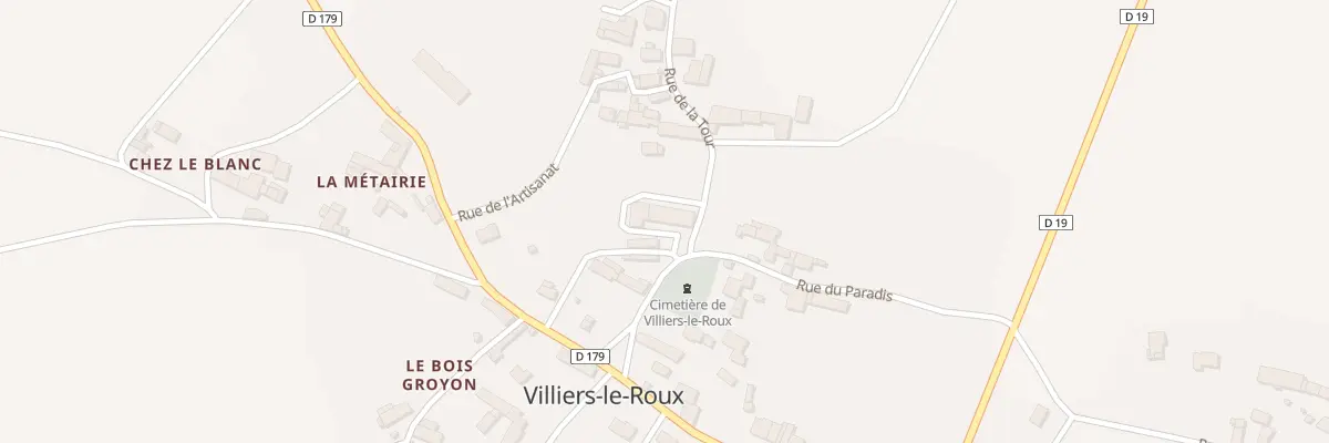 Plan du 5061 Le Bourg à Villiers-le-Roux