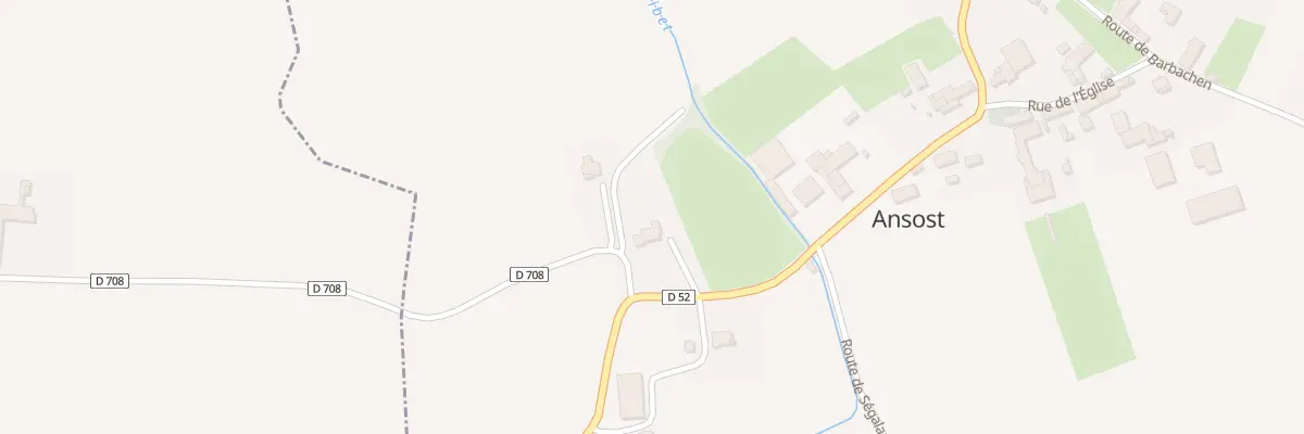 Plan du 290 Rte de Liac à Ansost