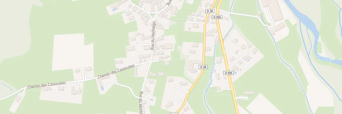 Plan du 105 Rue du Montaigu à Montgaillard