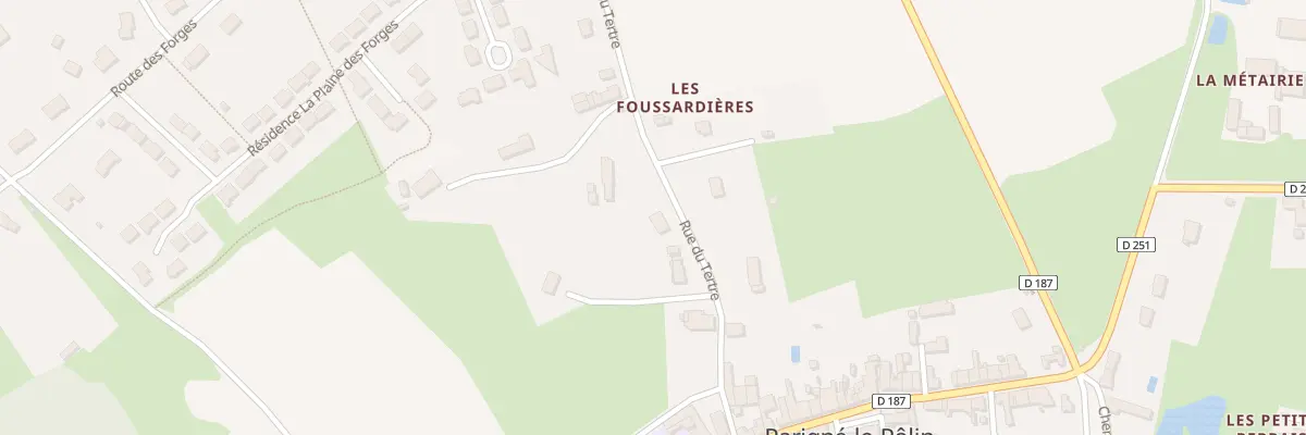 Plan du 7 Rue du Tertre à Parigné-le-Pôlin