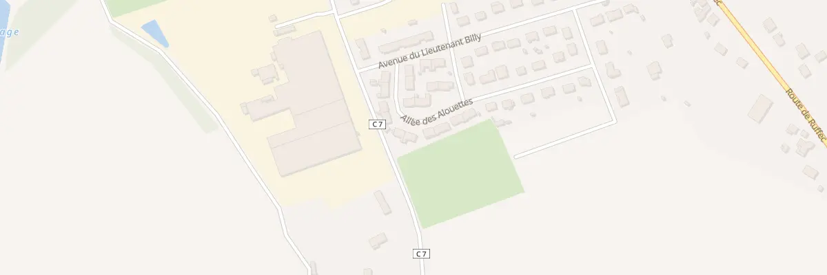 Plan du 12 All des Alouettes à Sauzé-entre-Bois