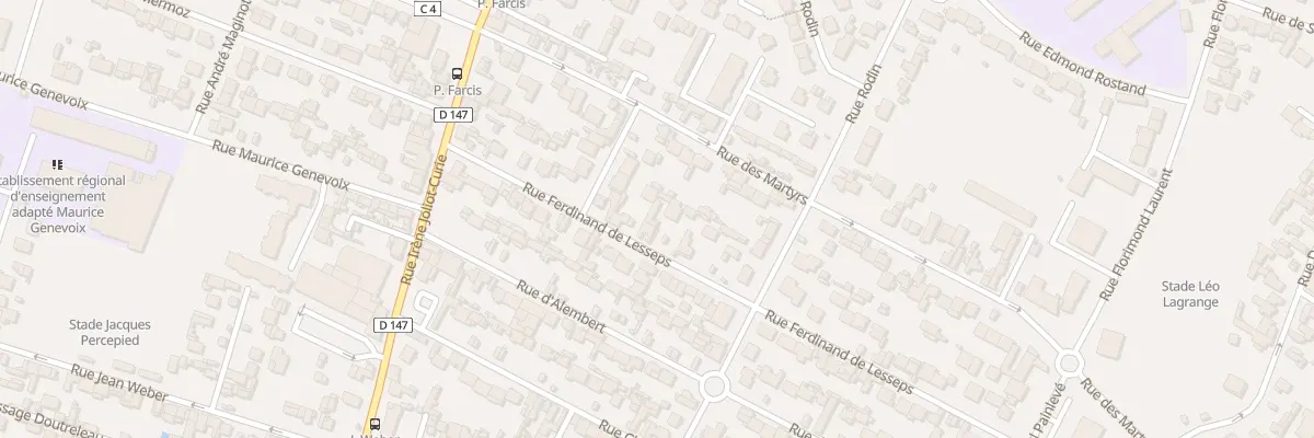Plan du 27 Rue Ferdinand de Lesseps au Havre