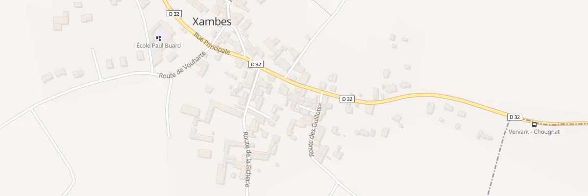Plan du 5098 Le Bourg à Xambes