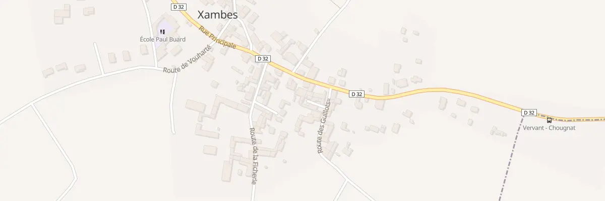 Plan du 5096 Le Bourg à Xambes