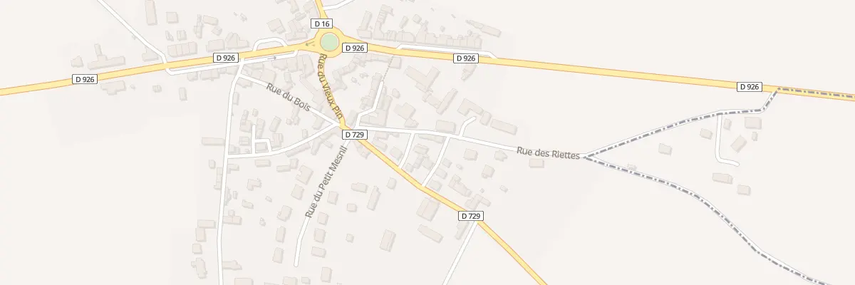Plan du 4 Rue des Riettes à Gouffern en Auge