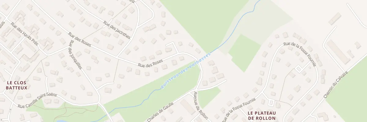 Plan du 34 Rue des Roses à Touques