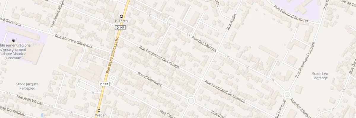Plan du 29 Rue Ferdinand de Lesseps au Havre