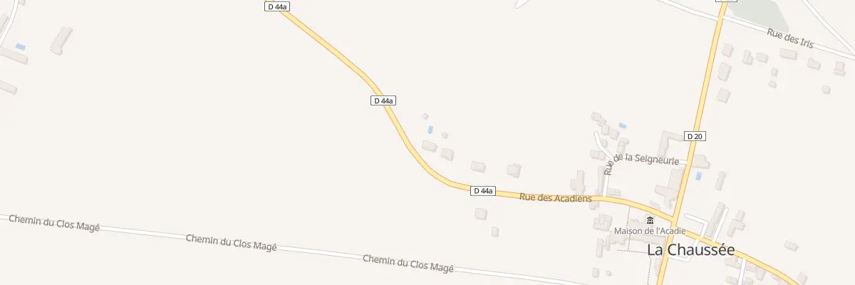 Plan du 10 Rue des Acadiens à La Chaussée