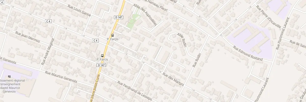 Plan du 25 Rue des Martyrs au Havre