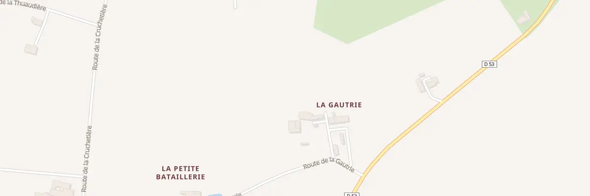 Plan du 368 Rte de la Gauterie à Vernoil-le-Fourrier