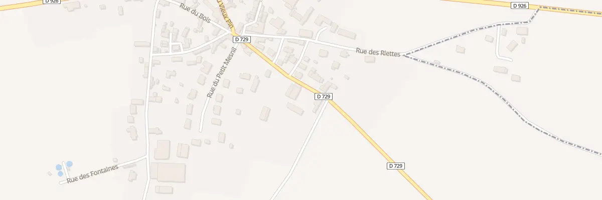 Plan du 22 Rue du Vieux Pin à Gouffern en Auge
