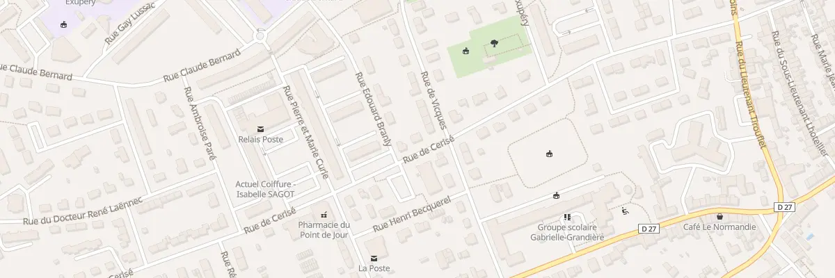 Plan du 39 Rue de Cerisé à Alençon