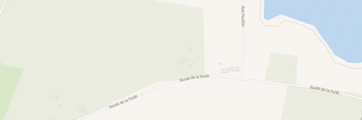 Plan du 33 Rte de la Forêt à Ménesplet