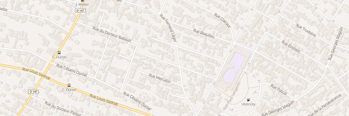 Plan du 50 Rue Fernand Léger au Havre