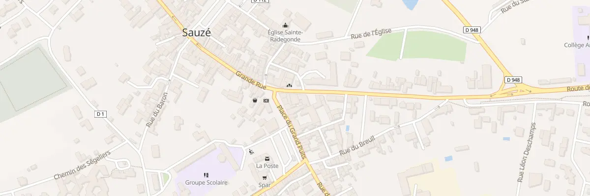 Plan du 6 Rue de la Chevalonnerie à Sauzé-entre-Bois