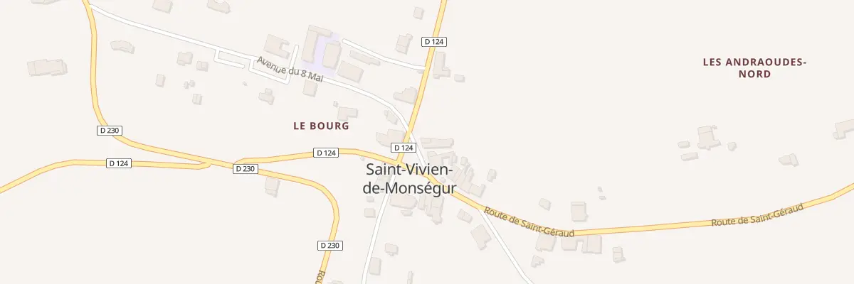 Plan du 4 Pl du 11 Novembre à Saint-Vivien-de-Monségur