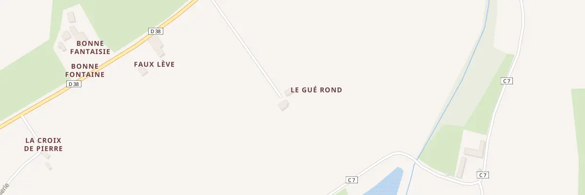 Plan du 5093 Le Gue Rond à Sainte-Sabine-sur-Longève