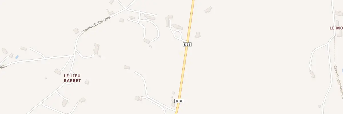 Plan du 40 Rte de Drubec à Beaumont-en-Auge