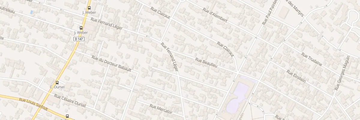 Plan du 59 Rue Fernand Léger au Havre