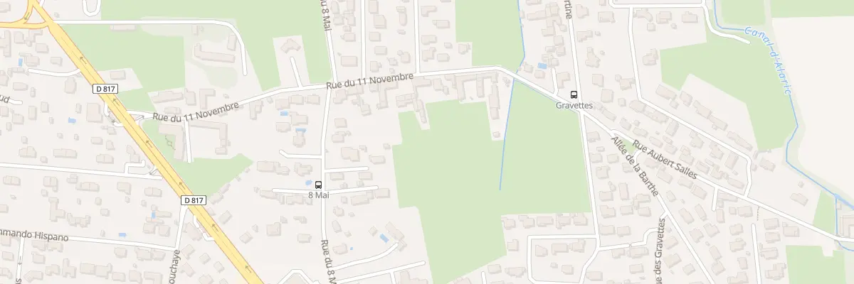 Plan du 13 Rue du Onze Novembre à Séméac